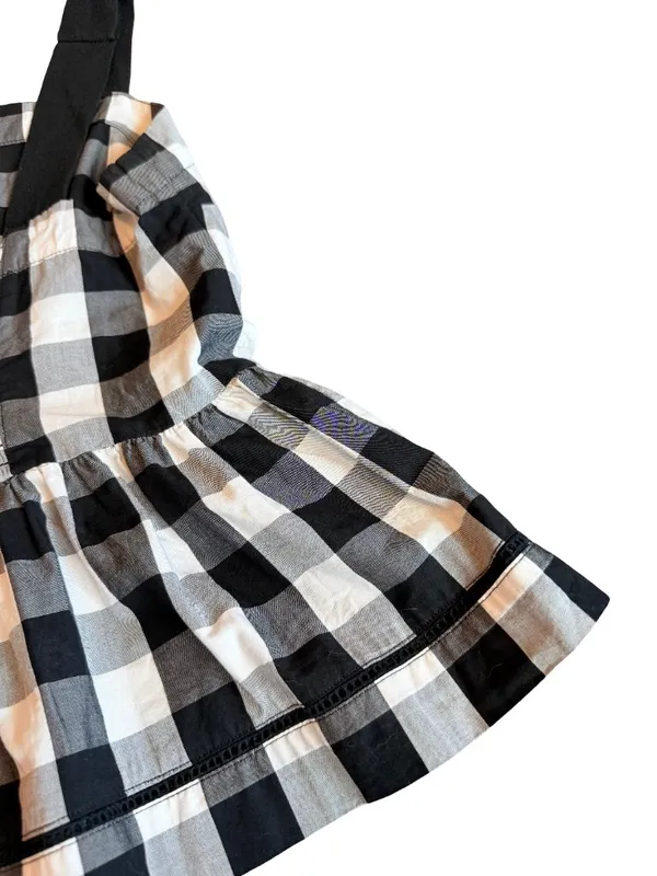 Broome Street x Kate Spade Black White Check Tank Top Shirt Blouse Size 2 Womens - Image 12