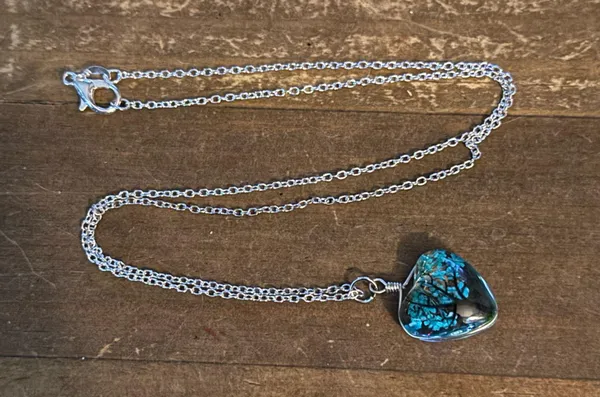 925 silver tree of life heart pendant necklace - Image 5
