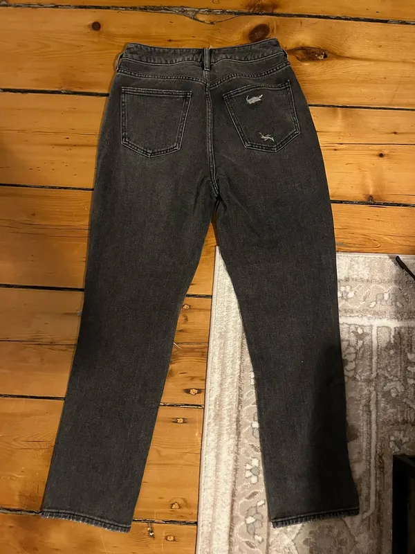 PacSun Black Mom Jeans Ripped - Image 3