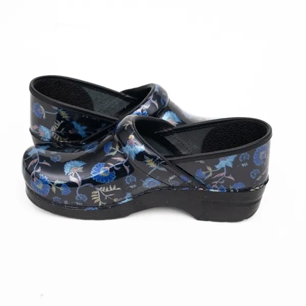 Dansko. Blue Garden Patent Clog.‎ - Image 14
