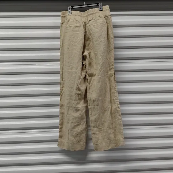 Quince Women 100% European Linen Pants Size Medium Flax Wide Leg Vacation Travel - Image 4