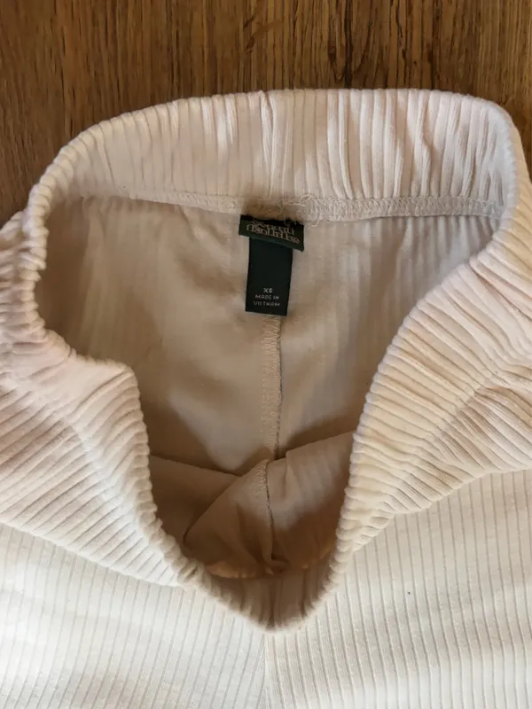 Cream Flared Leggings Wild Fable Bell Bottom - Image 2