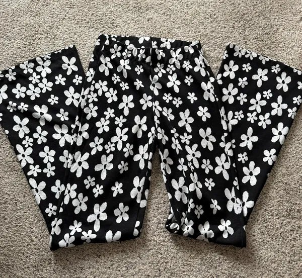 Urban Outfitters Floral Flare Pants - Image 3