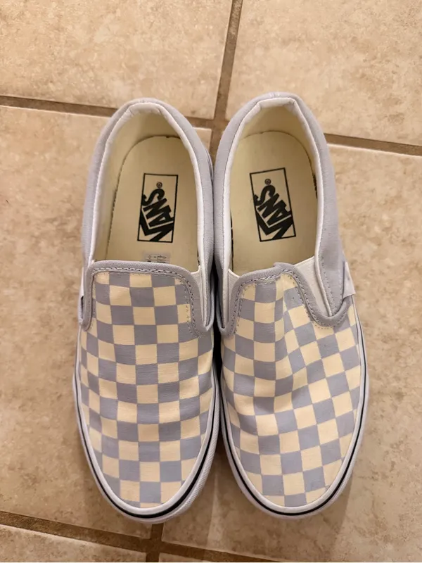 Vans Classic Slip-On Checkerboard Shoes - Image 2