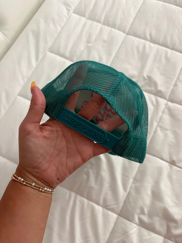 Trendy Trucker Hat Green - Image 2