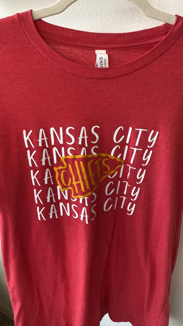 Bella Canvas Kansas City Chiefs Tee - Image 2