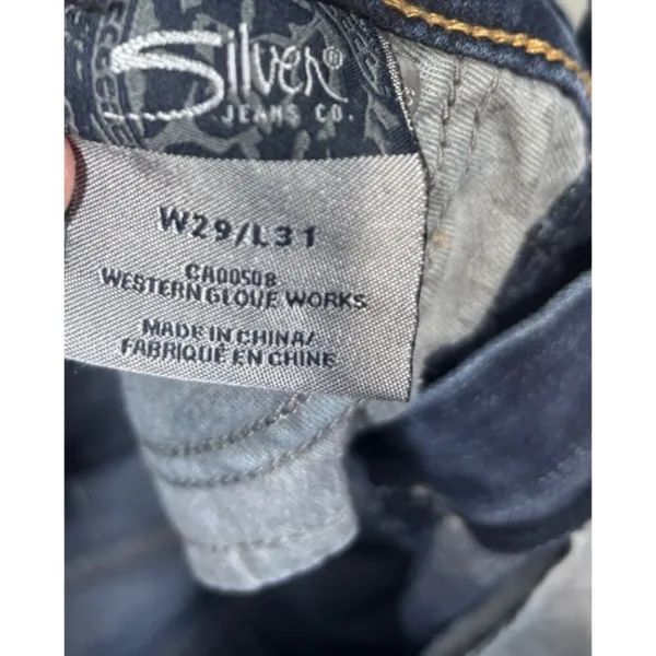 Silver Womens‎ Jeans 31 Aiko Bootcut Denim Dark Wash - Image 5