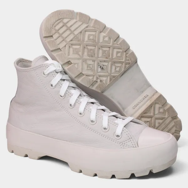 Converse Chuck Taylor Lugged 2.0 Women 11 Desert Sand Leather Platform - Image 9