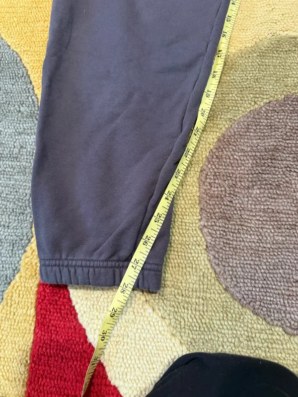 SKIMS Cotton Fleece Classic Jogger Sweatpants Grey Joggers Women’s Size Small - Image 2