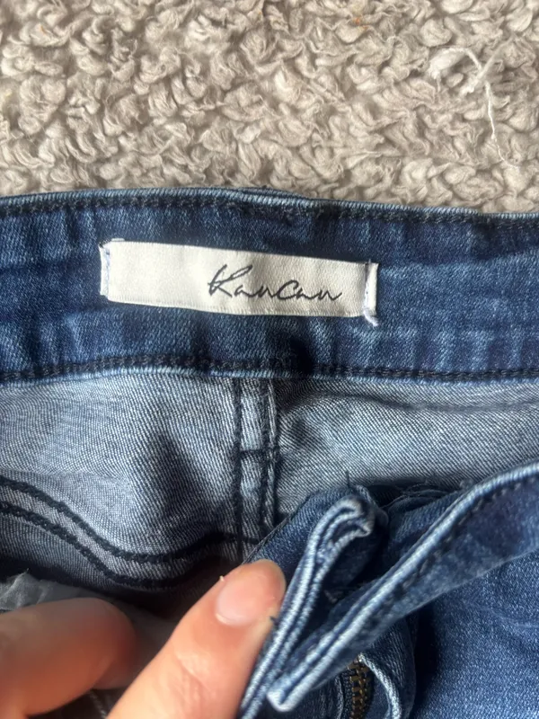 KanCan USA Distressed Denim Shorts Size 13/30 - Image 3