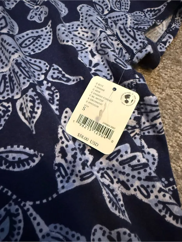 Free People We the Free NWT Nina Printed Tee S $58 - Image 4