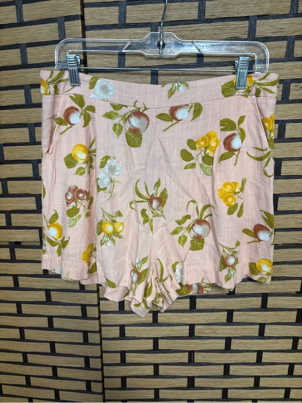 Petal & pup pink lemon pattern two piece short size large - Image 5