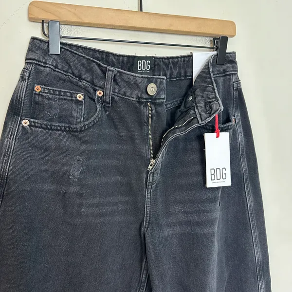 NWT - Urban Outfitters Puddle High Waist Denim Wide Leg Jean Goth Grunge - Image 9
