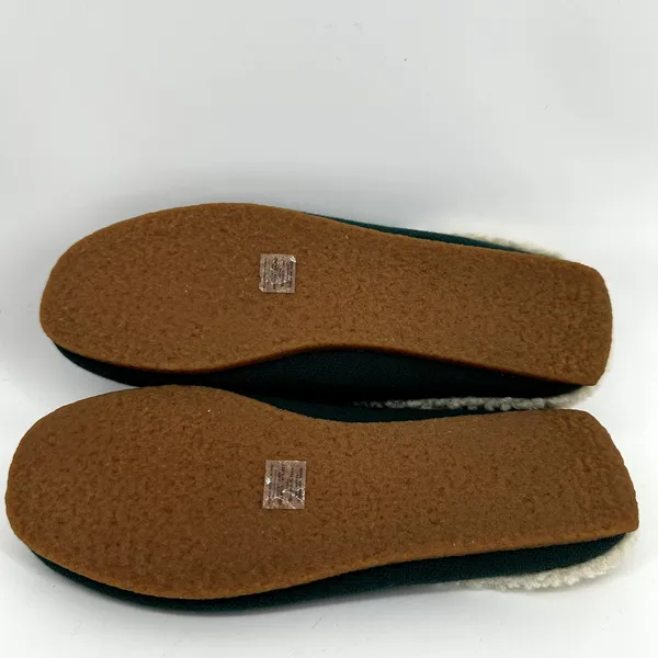 Rothy's The Scuff Slipper Slip On Merino Wool Sherpa Comfort Green 11M NWOT - Image 9