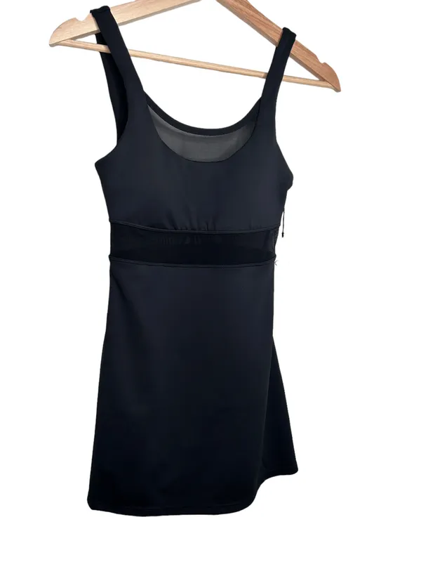 Alo Airlift Double Trouble Tennis Dress XXS BLACK NWT - Image 4