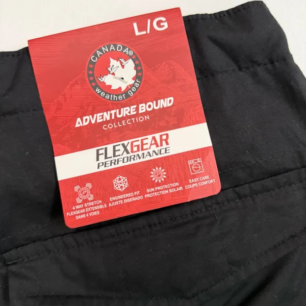 Canada Weather Gear Pants Cargo Flex 4 Way Stretch Lightweight Gorpcore Black - Image 14