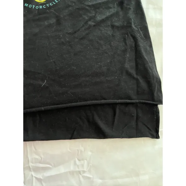 Harley Davidson T Shirt Black Widow Port Charlotte FL Scoop Neck L - Image 7