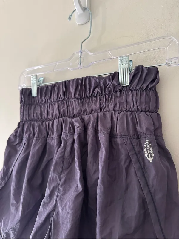 Free People Movement The Way Home Shorts Womens Purple Sporty Athletic‎ Casual - Image 4