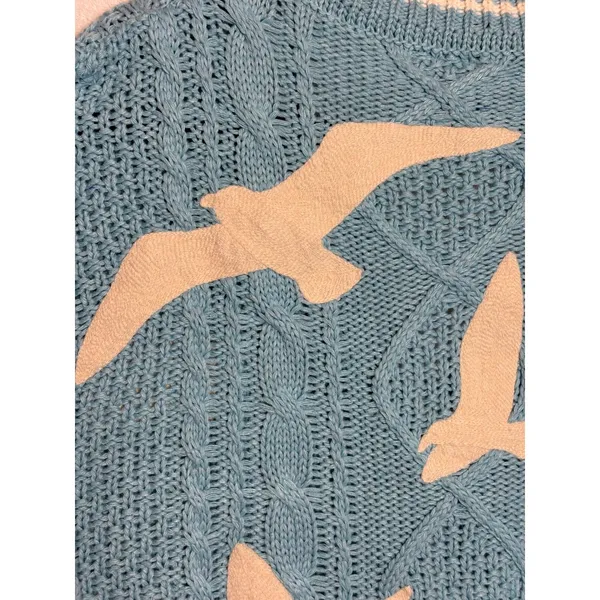 Taylor Swift 1989 Taylor's Version Cardigan Blue Seagull XS/SM Official Merch - Image 11