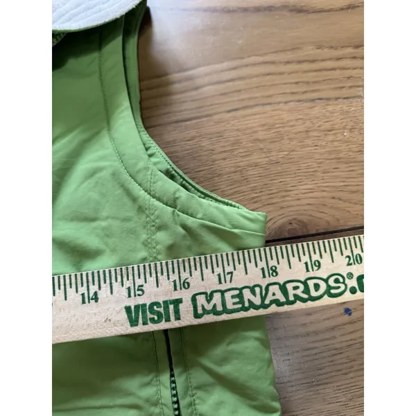 LL Bean Vest Women Size XS Regular Green‎ Full Zip Pockets Jacket Preppy Outdoor - Image 5