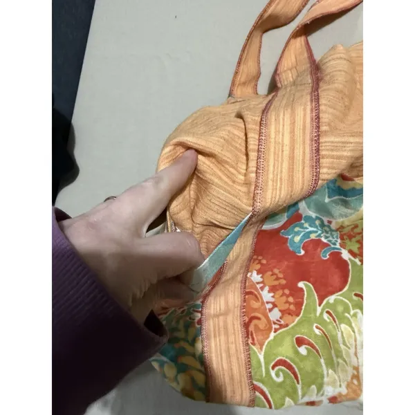 Handmade Floral Paisley‎ Multicolor Beach Hobo Hippie Tote Shoulder Bag Large - Image 8