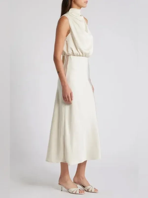 EN SAISON Greta Bias Cut Dress $118 Size Small - Image 4
