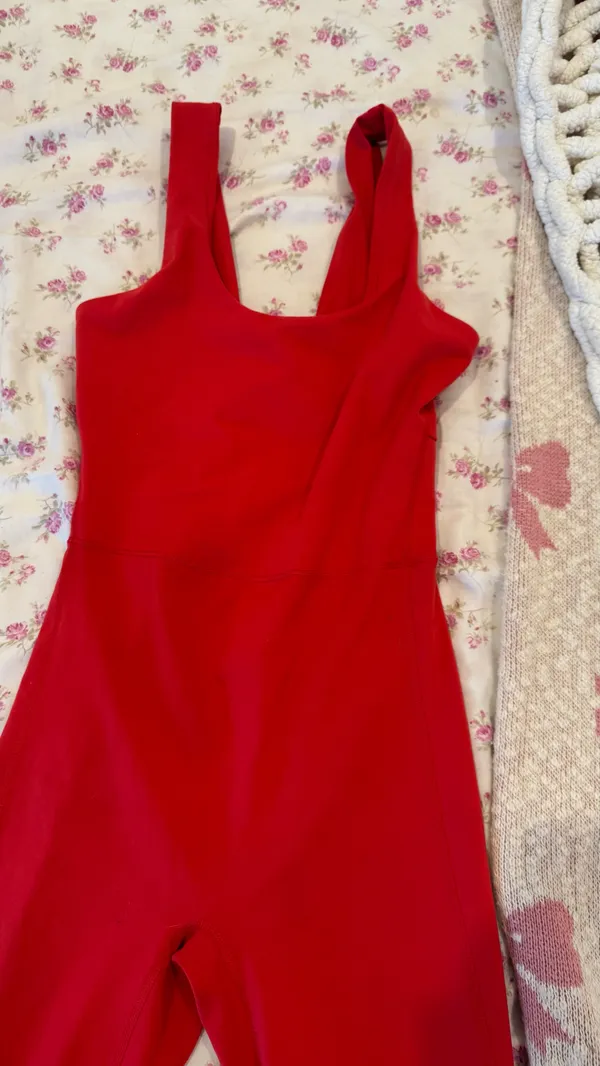 Workout jumpsuit Red - Image 2