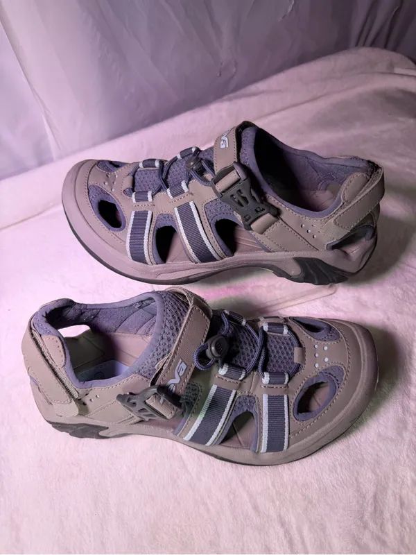 Teva Lavender and Light Blue Comfort Sandal - Image 3