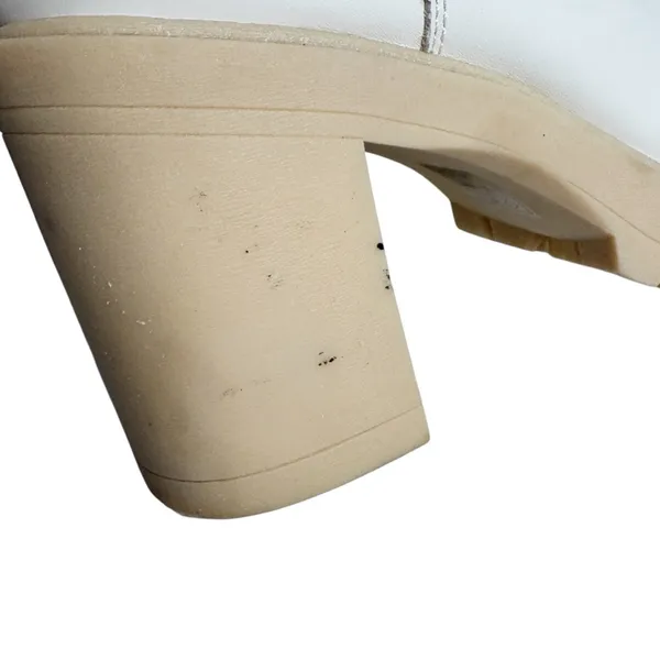 Dolce Vita Castor H20 Off White Waterproof Leather Ankle Boots SZ 8.5 - Image 7