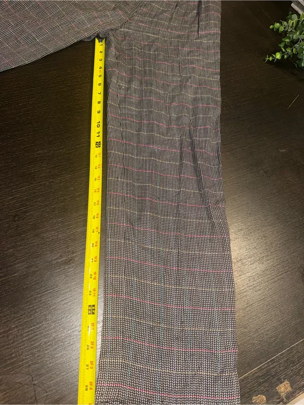 Ann Taylor Vintage Glen Plaid Trousers Dark Academia Retro Preppy Granny Core - Image 6