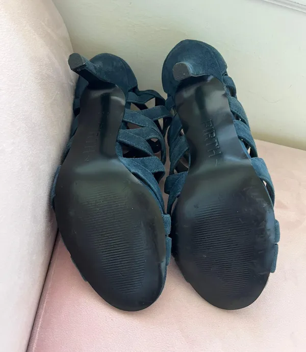 Firth Gladiator Heels Blue Size 7 - Image 4