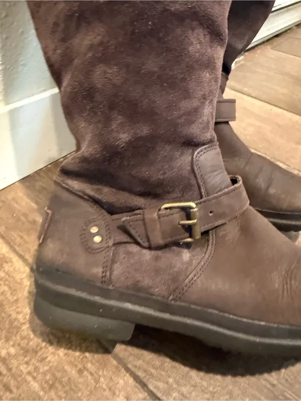 Ugg‎ Australia Thomsen Stout Brown Waterproof Boots Size 6 - Image 9