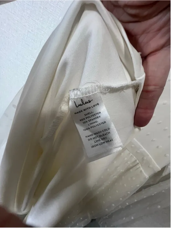 Lulus White Swiss Dot Sheer Long Sleeve Cottagecore Prairie Midi Dress - Image 9