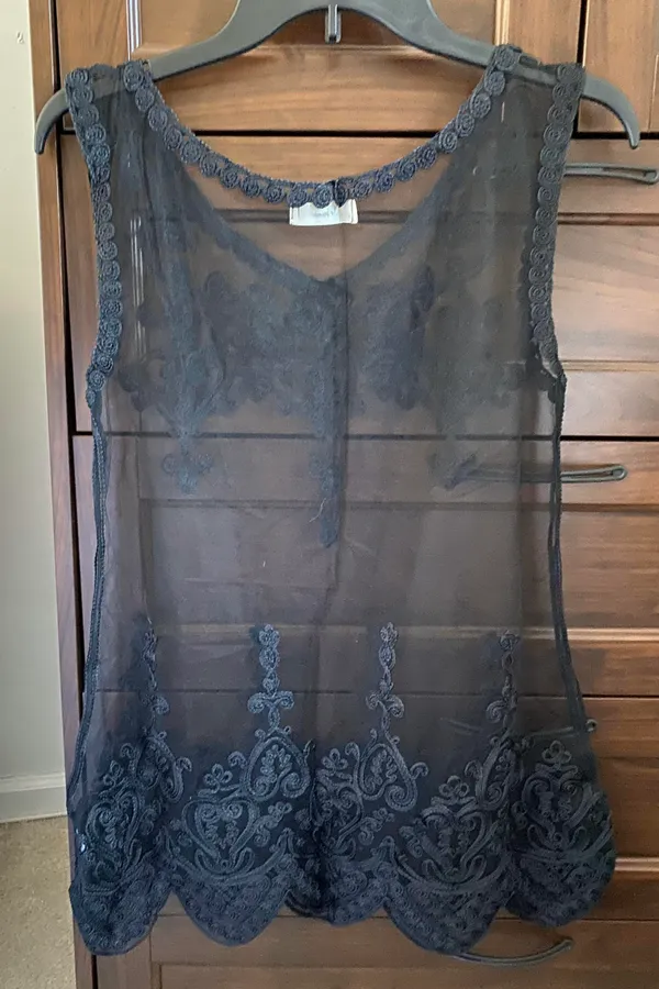 Black Blouse Size M - Image 2