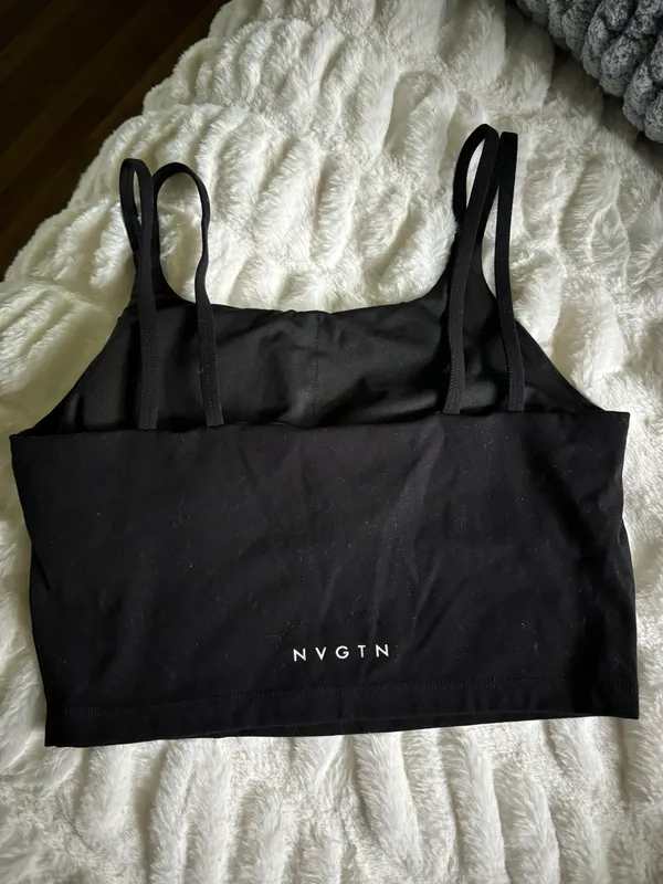 NVGTN Black Tank Top + Bra - Image 2
