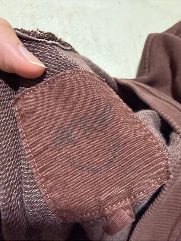 Aerie brown Women’s V-Neck Cropped sweatshirt medium - Image 3
