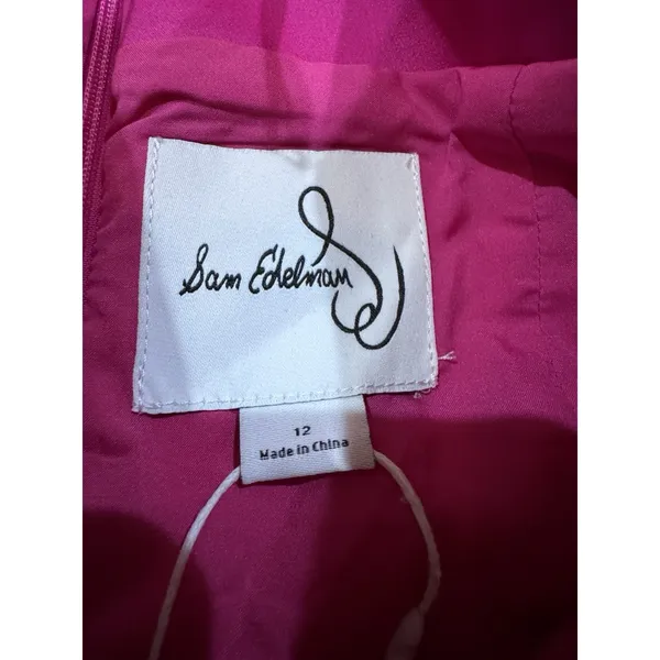 Sam Edelman Strapless‎ Structured Mini Dress in hot pink Size 12 Cocktail - Image 6