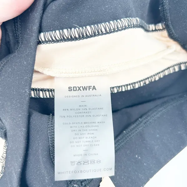 Sarahs Day x White Fox SDXWFA Womens Undercard Pants Flare Leggings Athleisure S - Image 6