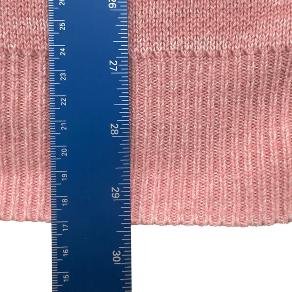 BDG Urban Outfitters Women's MEDIUM Renna Pink Long Sleeve Rugby Sweater Prep - Image 9
