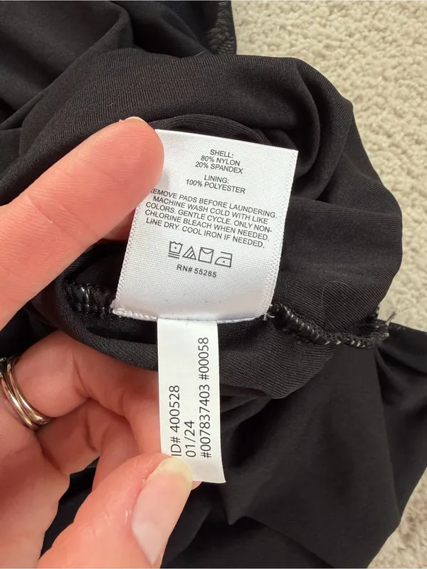 NWT Express Black Ruched‎ Mesh Midi Dress Size M Bodycon Cocktail Party - Image 6