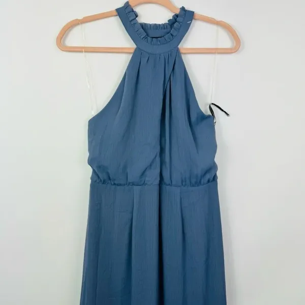 LULU'S Beyond Explanation Slate Grey‎ Maxi Dress Size Medium - Image 11