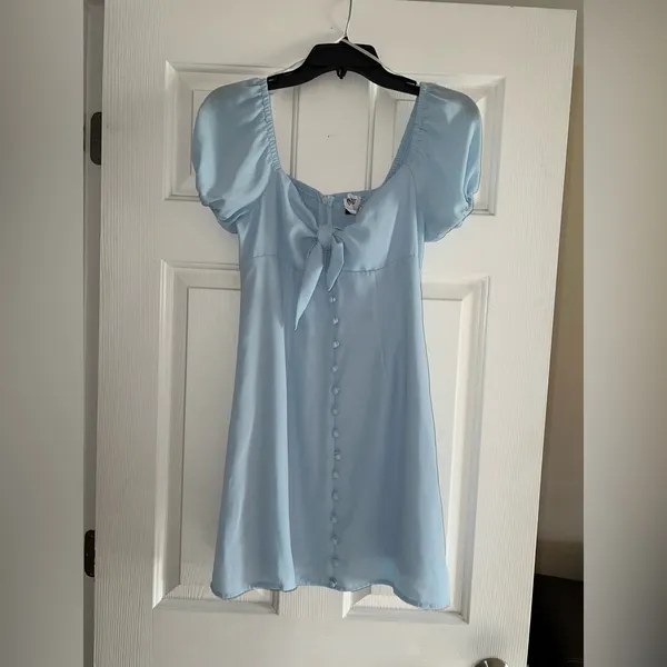 Princess Polly Nola Mini Dress in Blue Size 6 - Image 5