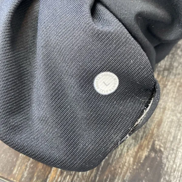 Lululemon Black Elastic Waist Athletic Sport Athletic Shorts L - Image 5
