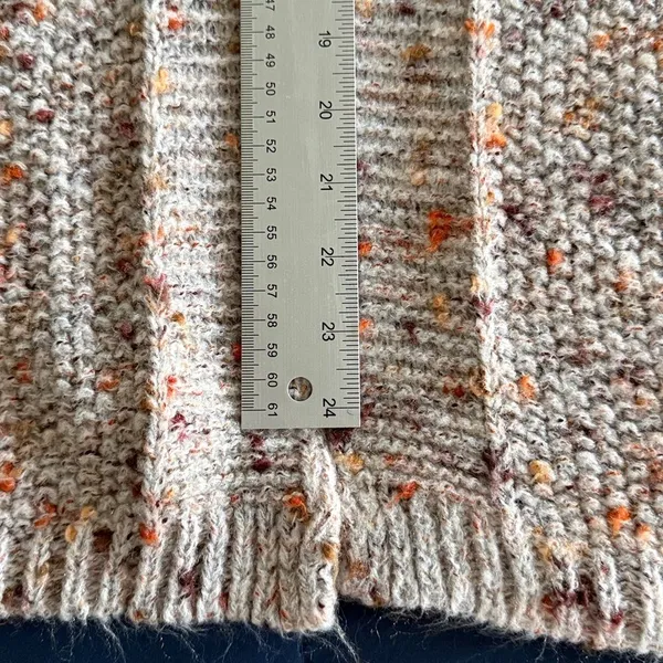 Anthropologie Holland Textured Open Front Cardigan Multicolor Knit Sweater XS - Image 6