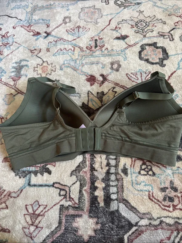 Seamless Olive Green Comfort Bra - Women Intimates - Image 2