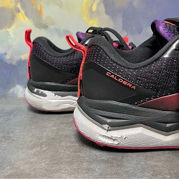 Brooks Caldera 5 Women's Black/Purple Trail Running Shoes Size 7.5B - Image 12