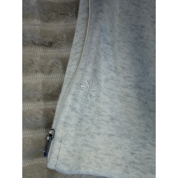 Athleta Jogger Pants Womens M Gray Sweatpants Zip Ankle Athleisure Lounge - Image 13
