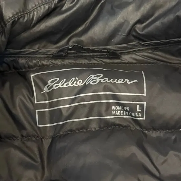 Eddie Bauer down puffer jacket size large - Image 2