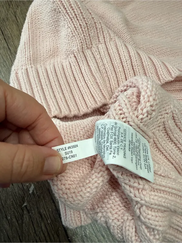 J. Crew‎ 1988 Rollneck™ sweater Light Pink size xs - Image 6