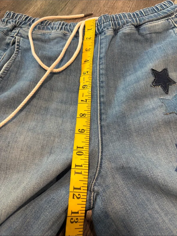Anthropologie NWT PILCRO IZZIE RELAXED STAR PULL-ON BARREL JEANS - Image 15